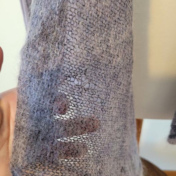 Roberto Collina Open Front Mohair Bleans Cardigan - Picture 3 of 6